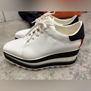 Stella‎ McCartney Stylish White Platform Sneakers